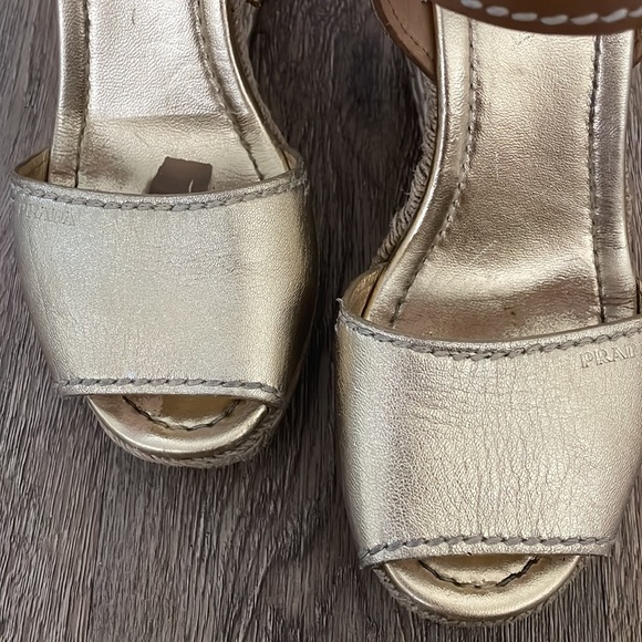 Prada Espadrilles Wedge Sandals - Picture 2 of 6
